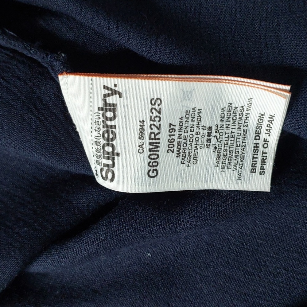 LAST CHANCE:  Superdry navy eyelet lace blouse. - Picture 9 of 9